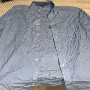 George Blue Button Up Dress Shirt Medium US